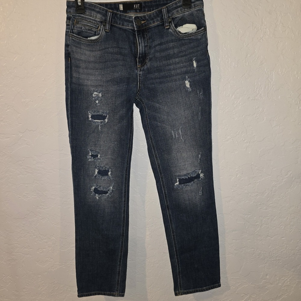 Jeans Kut From The Kloth Boyfriend 10 Women Rise 9in Inseam 30.5in Waist 35in